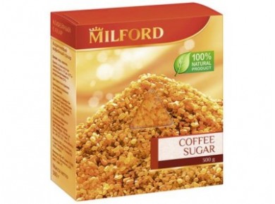 Сахар коричневый кофейный MILFORD, 300г, 1 штука