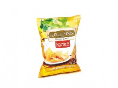 Чипсы DELICADOS nachos кукурузные с неженйшим сыром,150г, 1 штука