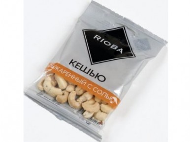 Ядра кешью жареные соленые RIOBA, 6*50г, 1 штука