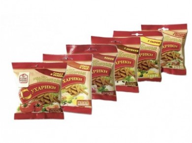 Сухарики FINE FOOD бекон, 40г, 4 штуки