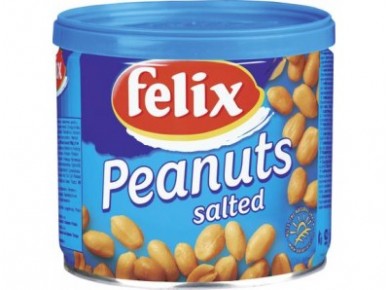 Жареный арахис FELIX соленый, 120г, 1 штука