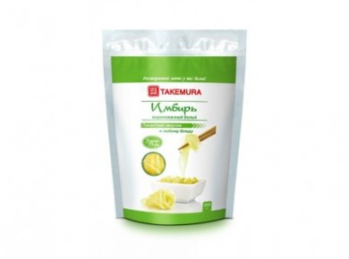 Маринованный имбирь TAKEMURA Белый, 300г, 1 штука