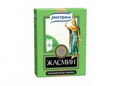 РИС МИСТРАЛЬ ЖАСМИН ПАК4X125Г, 2 палеты