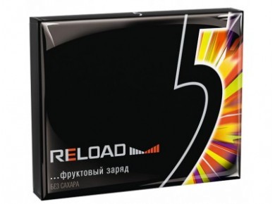 Жевательная резинка FIVE RELOAD Фруктовый заряд, 31,2г, 1 штука