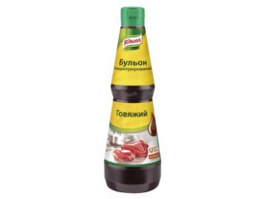 Бульон концентрированный KNORR Говяжий, 1л, 1 штука