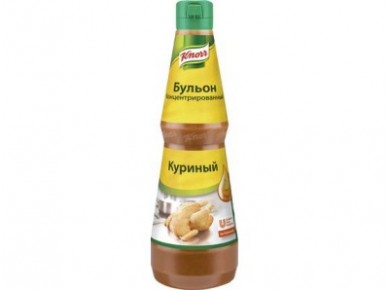 Бульон концентрированный KNORR куриный, 1л, 1 штука