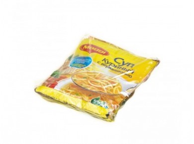 Суп MAGGI Куриный с вермишелью, 50г, 1 пакет