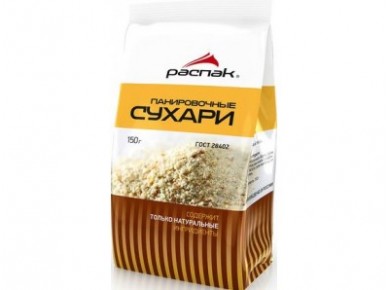 Панировочные сухари РАСПАК, 150г, 1 упаковка