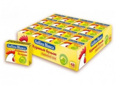 Бульон GALLINA BLANCA куриный, 10г, 1 штука