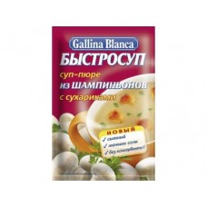 Суп-пюре GALLINA BLANCA шампиньоны с сухариками, 17г, 1 штука