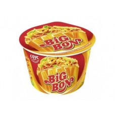 Лапша BIG BON Max куриная с пряным соусом, 95г, 1 штука