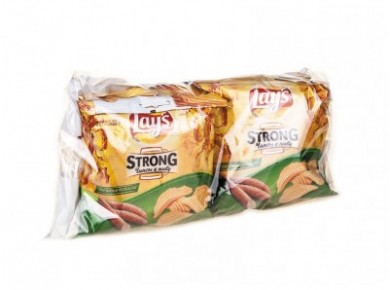 Чипсы LAY`S стронг со вкусом охотничьих колбасок, 58г, 4 упаковки