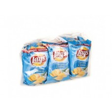 Чипсы LAY`S со вкусом сметаны и зелени, 35г, 6 штук