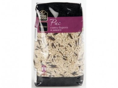 Смесь риса бурого и дикого FINE FOOD FINESTRO, 500г, 1 штука