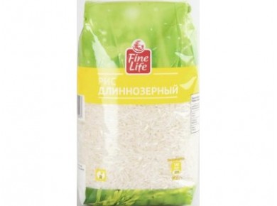 Рис длиннозерный FINE FOOD/FINE LIFE, 900г, 1 штука