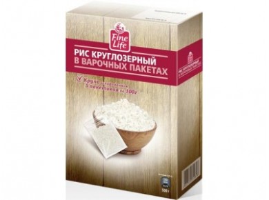 Рис FINE LIFE круглозерный, 500г, 1 штука