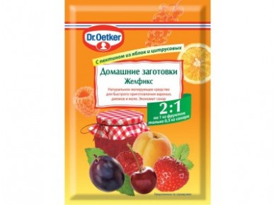Домашние заготовки желфикс DR. OETKER 2+1, 40г, 5 штук