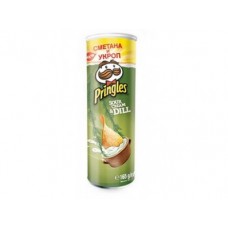 Чипсы PRINGLES Сметана и Укроп, 165г, 2 упаковки