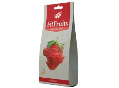 Чипсы FITFRUITS Клубника, 20г, 1 штука