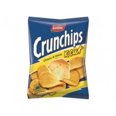 Чипсы LORENZ CRUNCHIPS Сыр/Лук, 140г, 1 штука