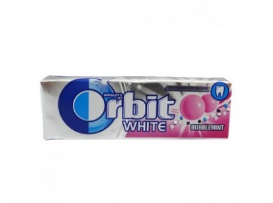 Жевательная резинка ORBIT bubble mint, 13,6г, 30 штук