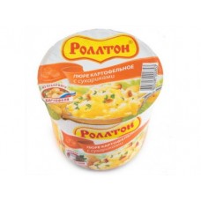 Пюре картофельное РОЛЛТОН с сухариками, 40г, 2 штуки