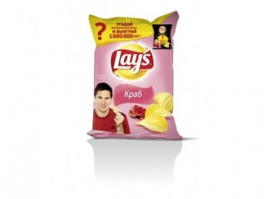 Чипсы LAYS Краб, 250г, 1 штука