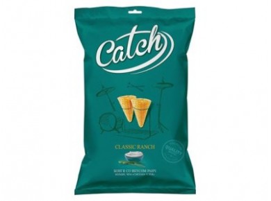 Кукурузные снеки CATCH со вкусом ранч, 110г, 1 штука