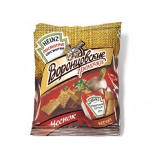 Греночки ВОРОНЦОВСКИЕ Чеснок+томатный кетчуп, 50г, 2 упаковки