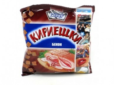Сухарики КИРИЕШКИ бекон, 40 г, 4 штуки