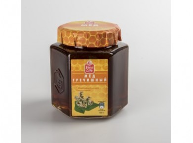 Мед гречишный FINE LIFE, 500г, 1 штука