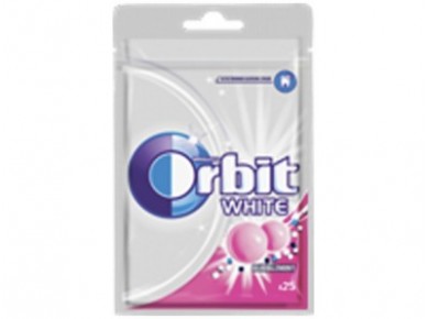 Жевательная резинка ORBIT BAGS Bubble mint, 34г, 1 штука