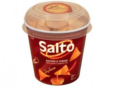Чипсы кукурузные SALTO с сыром, 75г, 1 штука