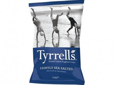 Чипсы TYRRELLS слабосоленые, 150г, 1 штука