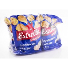 Чипсы ESTRELLA со вкусом сметаны и лука, 85г, 1 штука