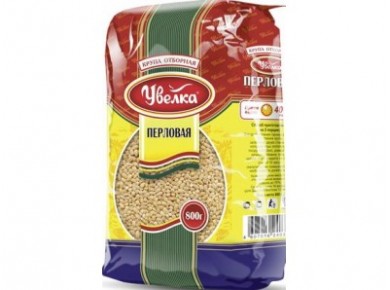 Перловая крупа УВЕЛКА отборная, 800г, 3 пакета