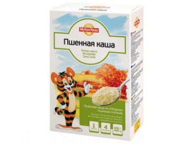 Каша MYLLYN PARAS  пшенная 1 минута, 400г, 2 штуки