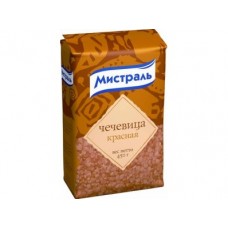 Чечевица красная,  МИСТРАЛЬ, 450г, 2 пакета