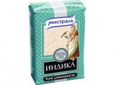 Рис длиннозерный ИНДИКА МИСТРАЛЬ, 1кг, 2 штуки