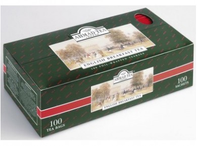 Чай AHMAD TEA английский, 100x2г, 24 упаковки