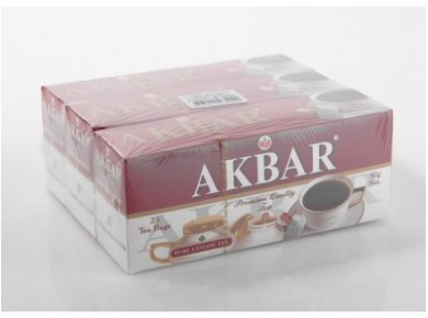 Чай AKBAR черный, 25*2г, 3 штуки