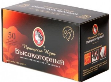 Чай ПРИНЦЕССА НУРИ Высокогорный, 50х2г, 1 штука