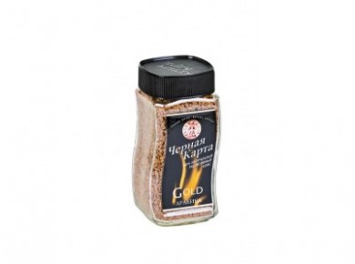 Молотый кофе ЧЕРНАЯ КАРТА Gold, 200г, 1 штука
