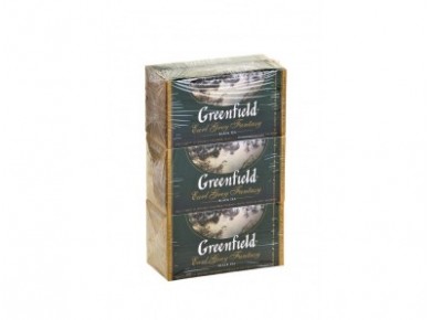 Чай GREENFIELD Earl Grey, 25*2г, 3 штуки