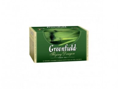 Чай GREENFIELD Flying Dragon зеленый, 25 пак., 3 упаковки