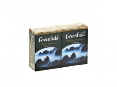 Чай GREENFIELD magic yunnan, 100г, 2 штуки