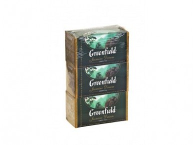Чай GREENFIELD зеленый jasmine dream, 25*2г, 3 штуки