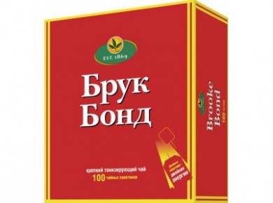Чай BROOKE BOND черный,100х1,8г, 1 коробка