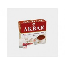 Чай AKBAR красно-белый, 100х2г, 1 коробка