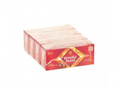 Чай BROOKE BOND черный, 25x1,8г, 4 штуки
